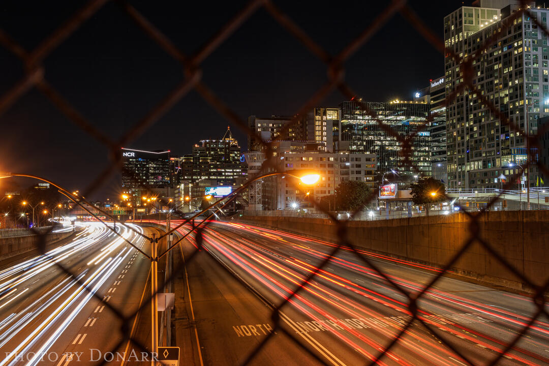 Atlanta, GA - North Avenue Bridge at I-75 North